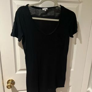 Splendid m cotton black t maternity